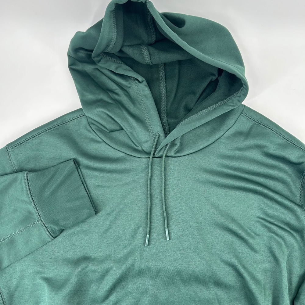 Nike Hoodie Men XXL Green Dri-FIT Athletic Training Pullover Sweatshirt